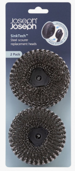 Joseph Joseph SinkTech 2-Piece Scourer Heads Grey1